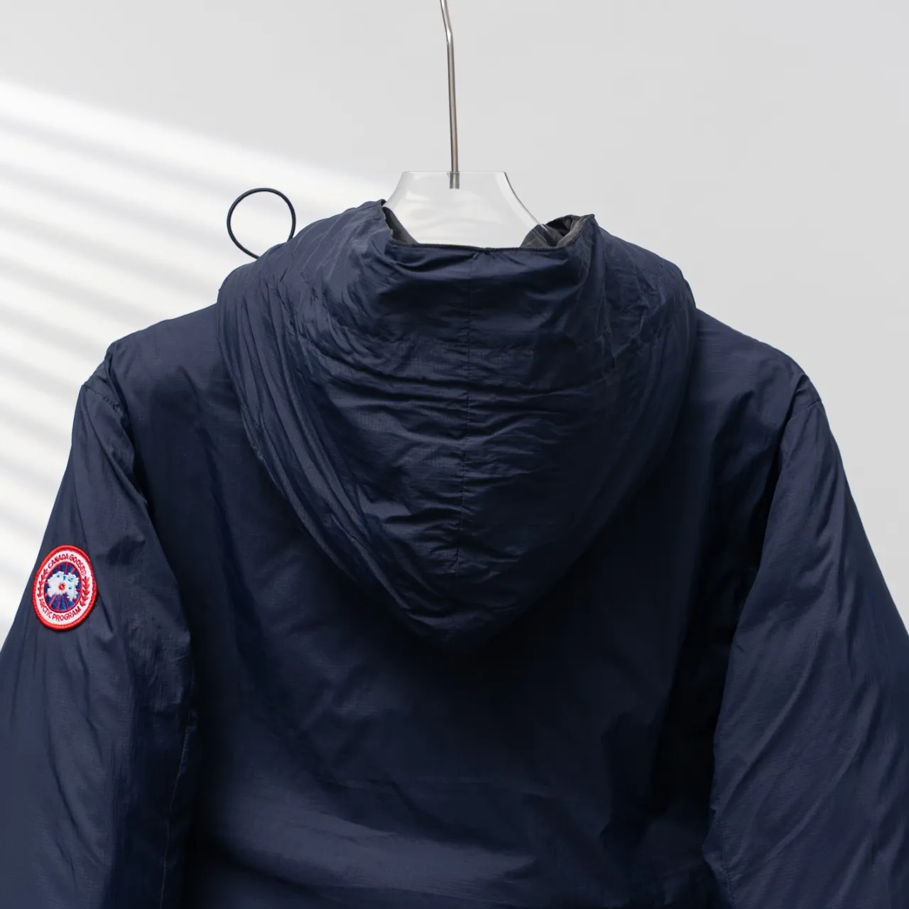 P860 CANADA GOOSE丨Canada Goose 5078 single zipper armband hooded down jacket Color: Dark Blue Size: XS-XL